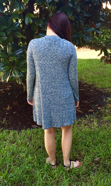Ribbed Up Sweater Dress