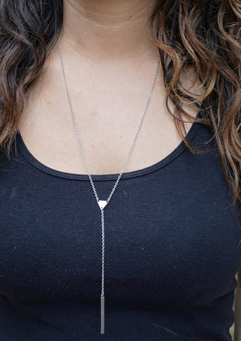 Hanging Triangle Necklace