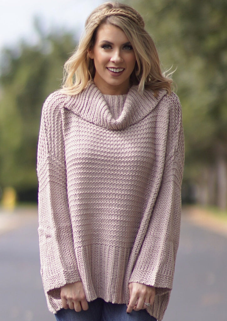 Mauve Knit Sweater