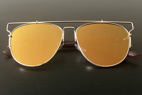 Top-Bar Sunglasses (Orange)